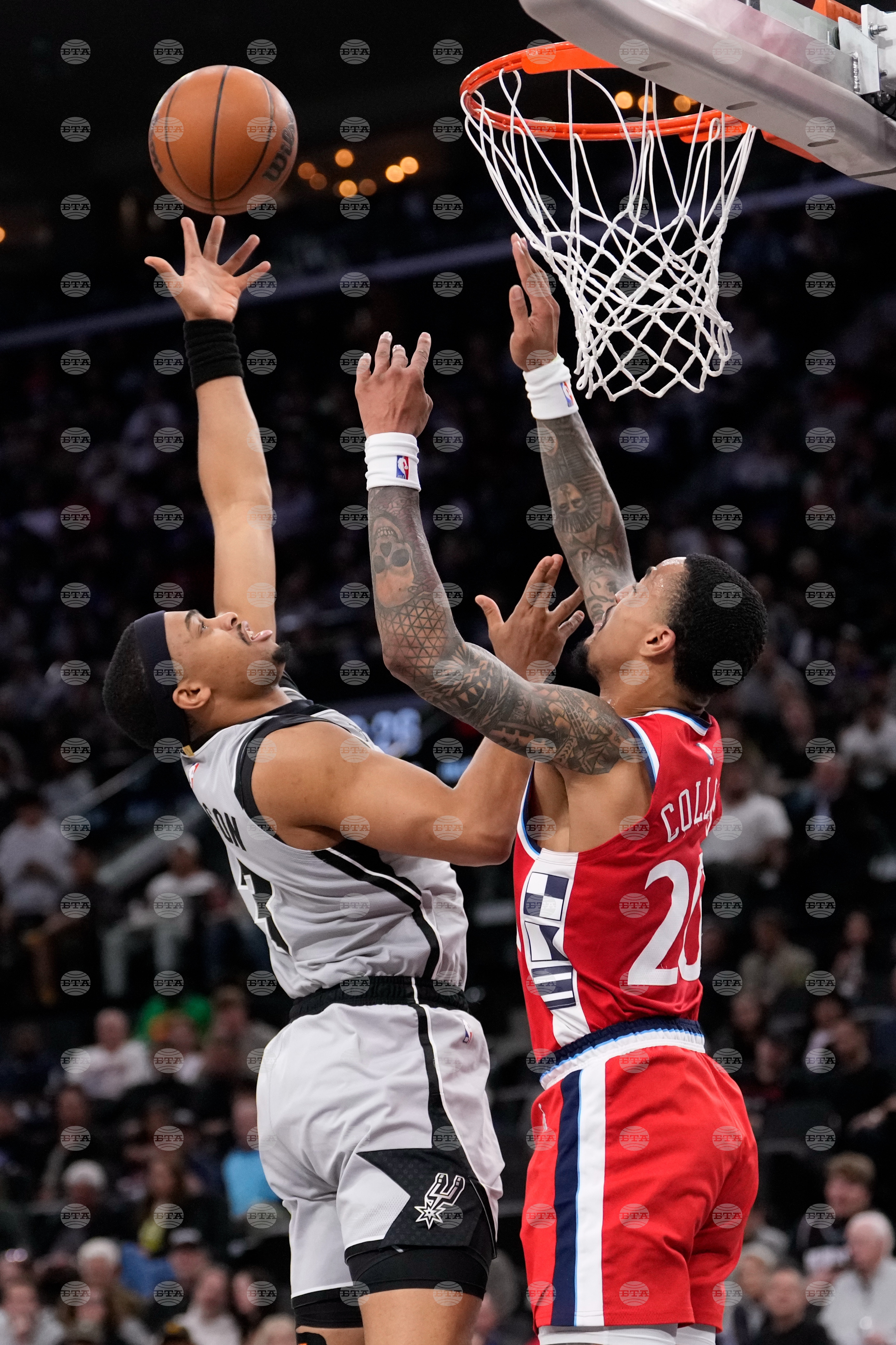 Spurs Clippers Basketball