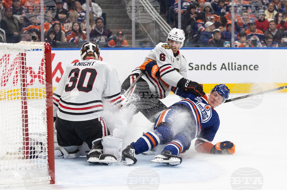 Blackhawks Oilers Hockey