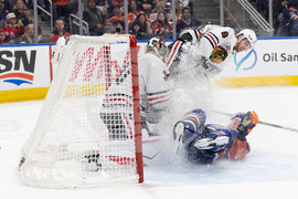 Blackhawks Oilers Hockey