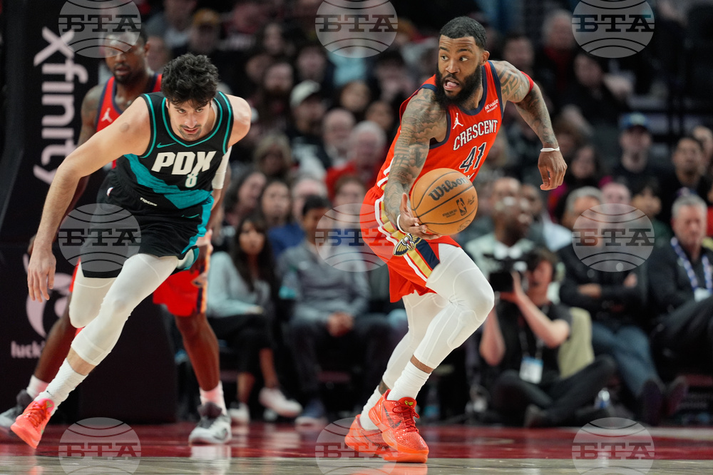 Pelicans Trail Blazers Basketball