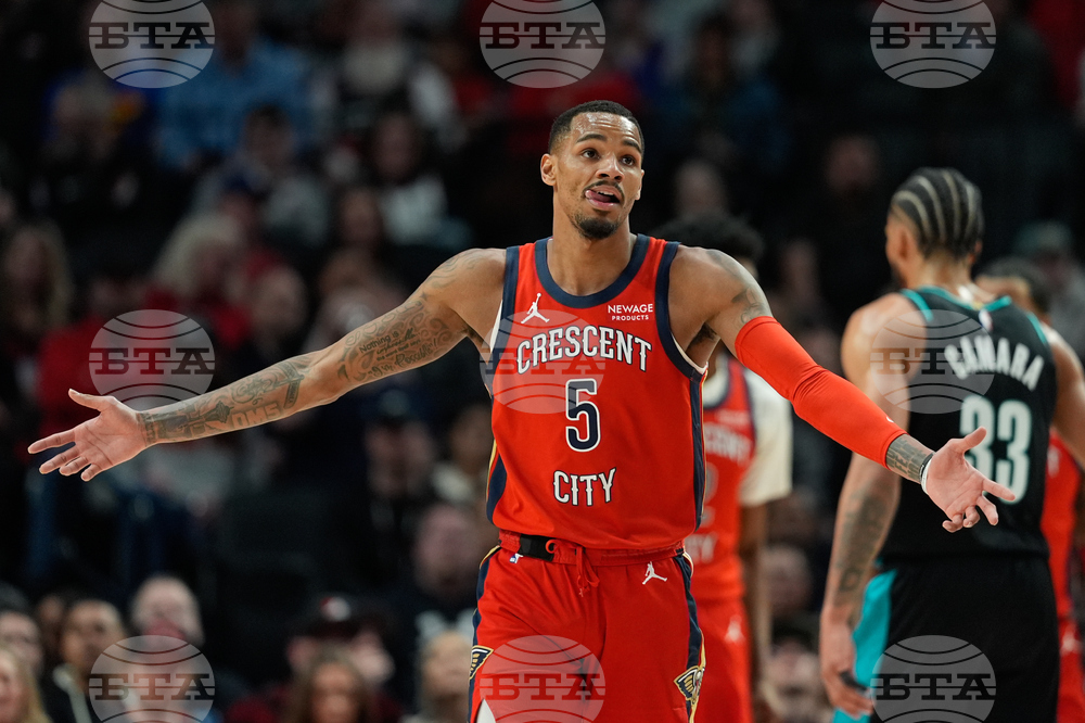 Pelicans Trail Blazers Basketball