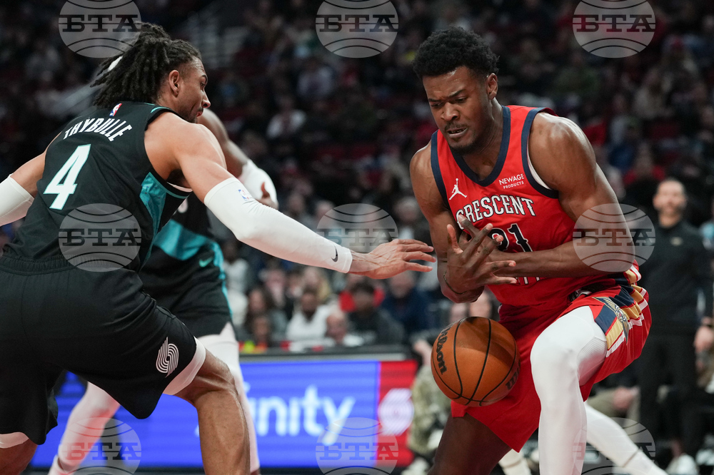 Pelicans Trail Blazers Basketball