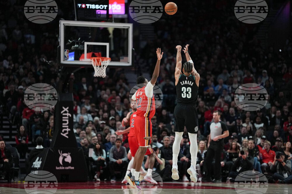 Pelicans Trail Blazers Basketball