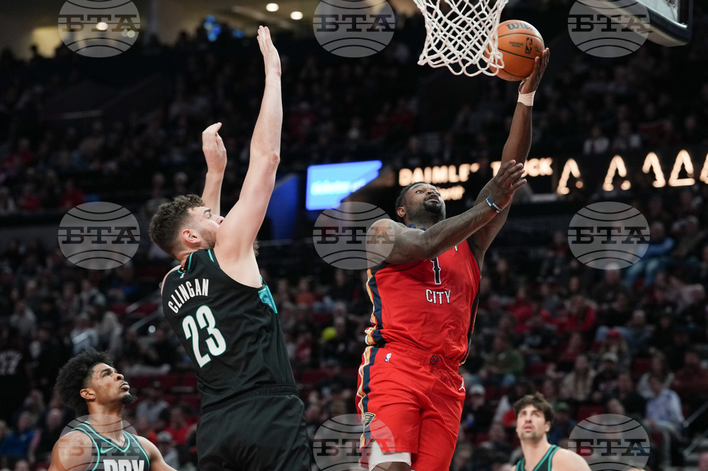 Pelicans Trail Blazers Basketball