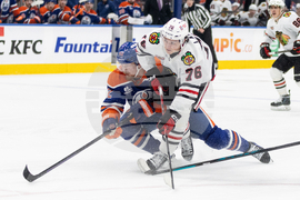 Blackhawks Oilers Hockey