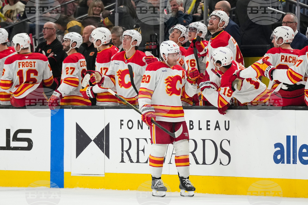 Flames Golden Knights Hockey