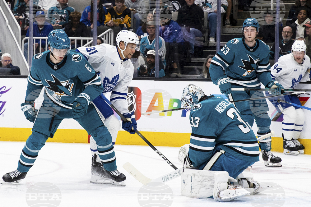 Maple Leafs Sharks Hockey