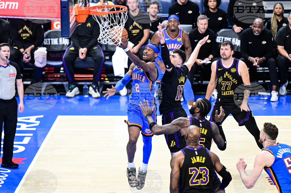 Lakers Thunder Basketball