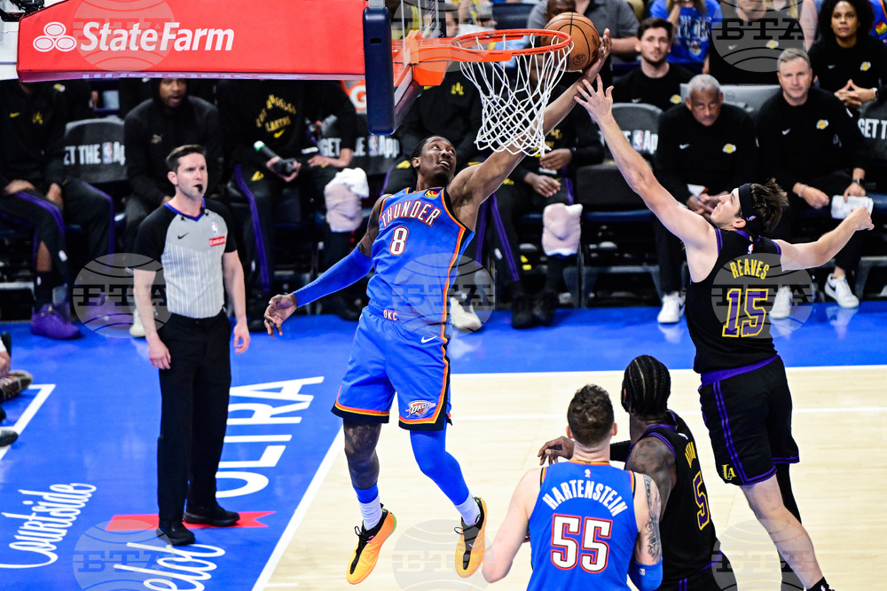 Lakers Thunder Basketball