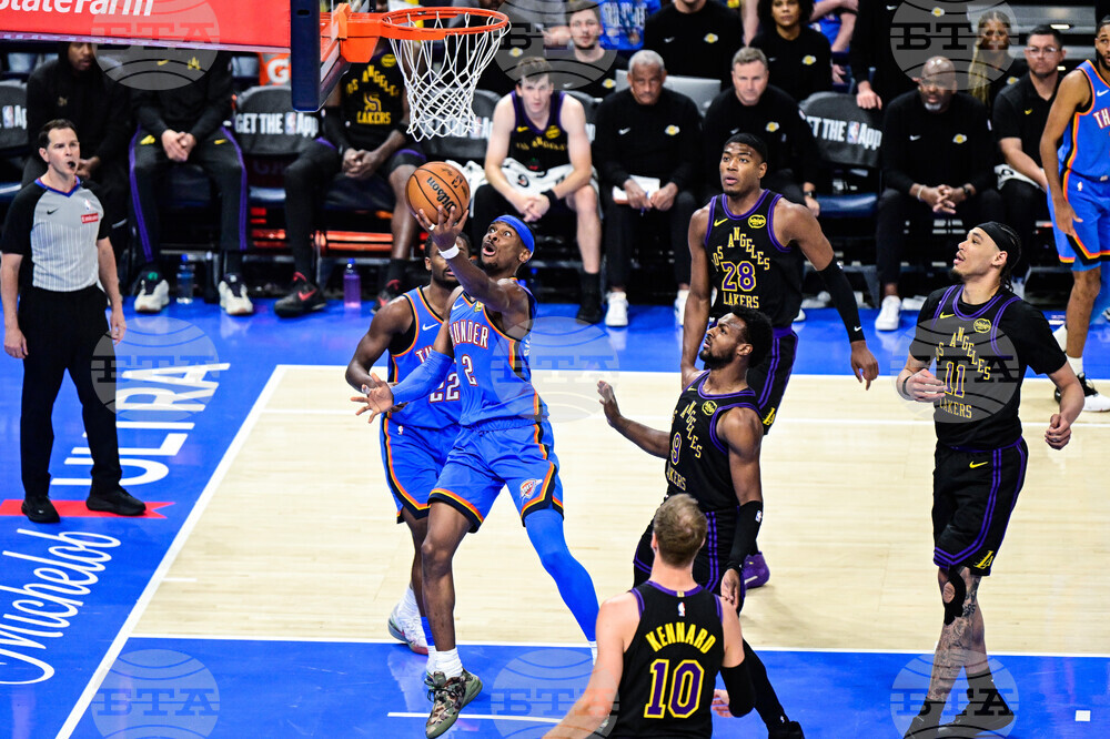 Lakers Thunder Basketball