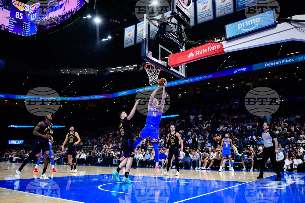 Lakers Thunder Basketball