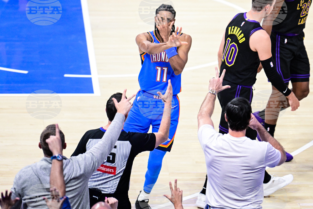 Lakers Thunder Basketball