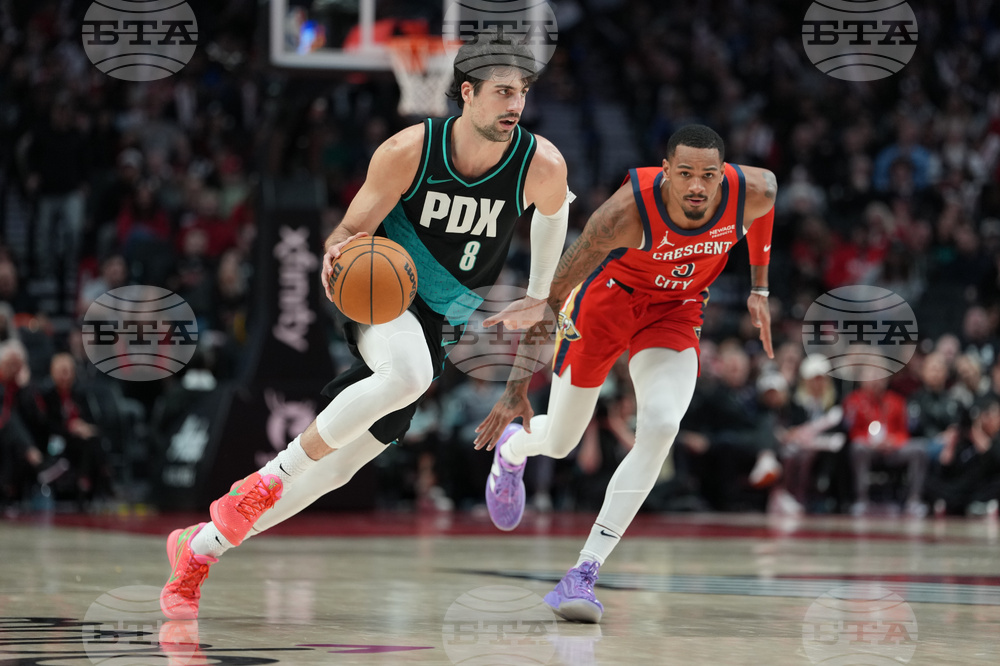 Pelicans Trail Blazers Basketball