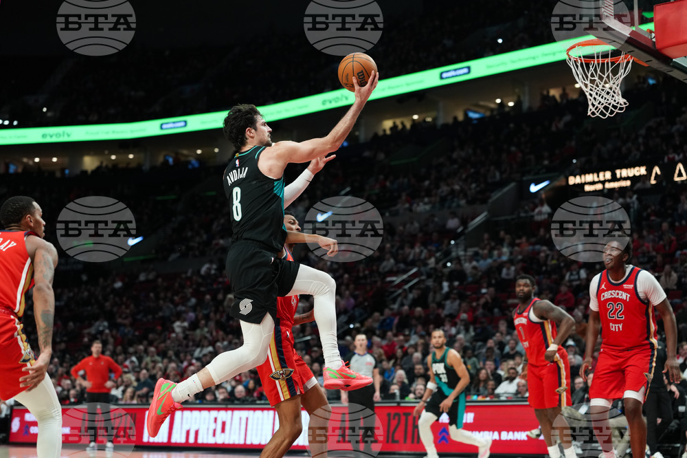 Pelicans Trail Blazers Basketball