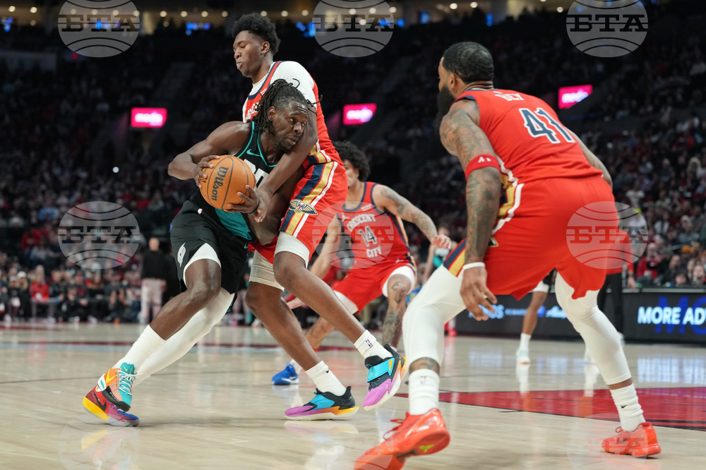 Pelicans Trail Blazers Basketball