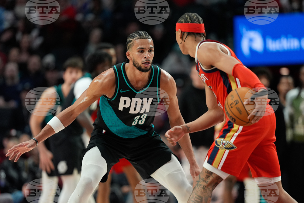 Pelicans Trail Blazers Basketball