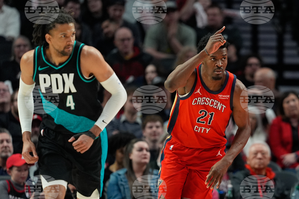 Pelicans Trail Blazers Basketball