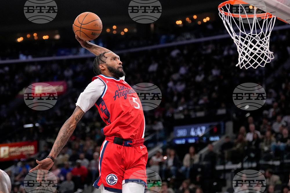 Spurs Clippers Basketball