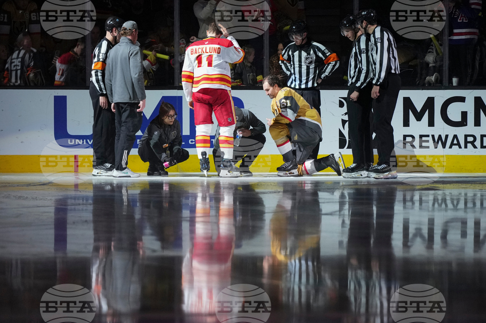 Flames Golden Knights Hockey