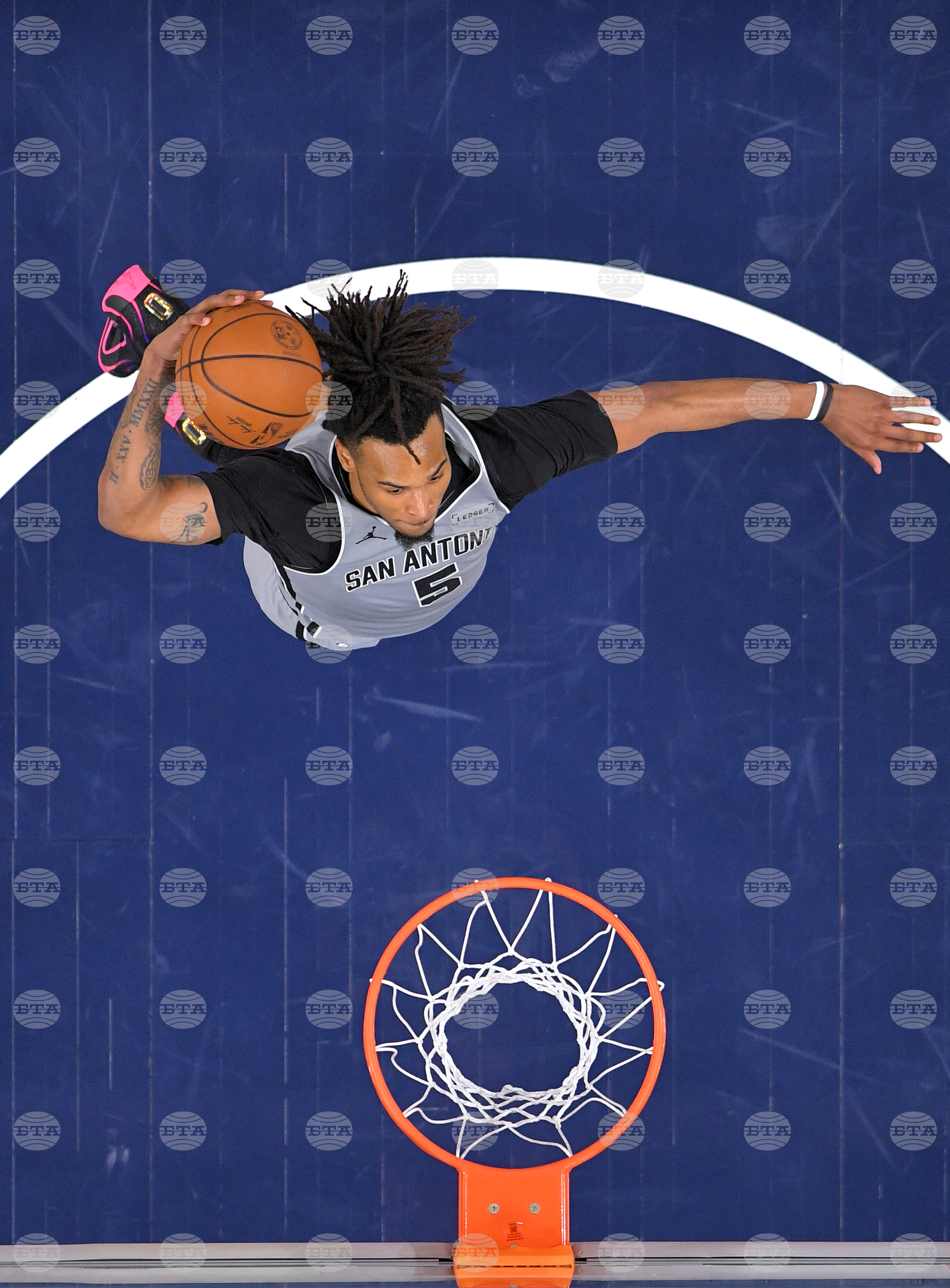 Spurs Clippers Basketball