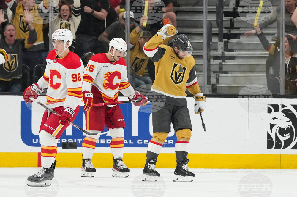 Flames Golden Knights Hockey