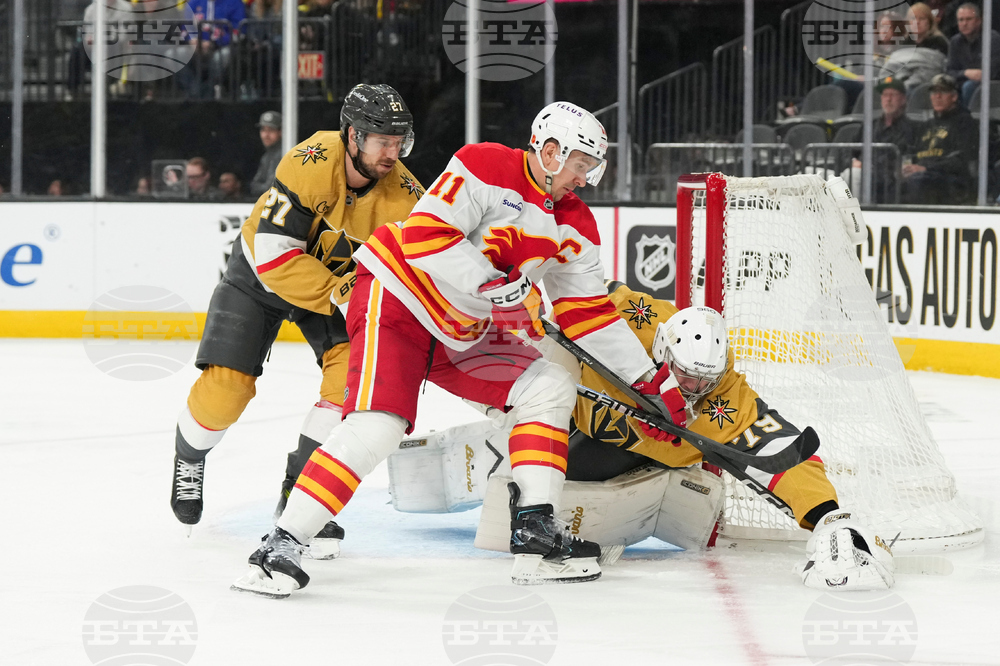 Flames Golden Knights Hockey