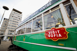 125 години електротранспорт в София - пощенско-филателно издание