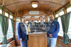 125 години електротранспорт в София - пощенско-филателно издание