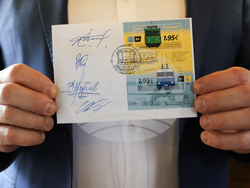 125 години електротранспорт в София - пощенско-филателно издание