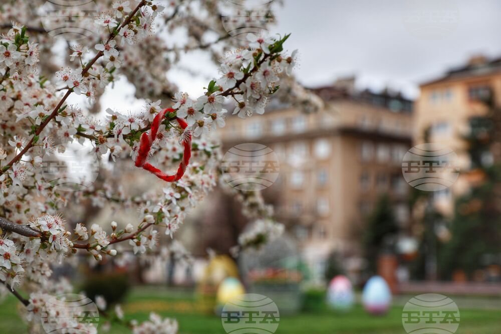 Пролетна украса в столицата