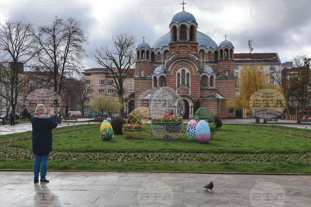 Пролетна украса в столицата