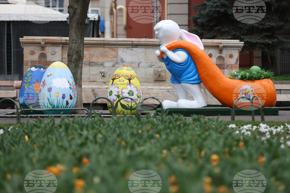 Пролетна украса в столицата
