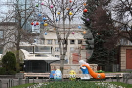 Пролетна украса в столицата