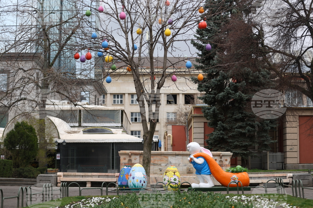 Пролетна украса в столицата