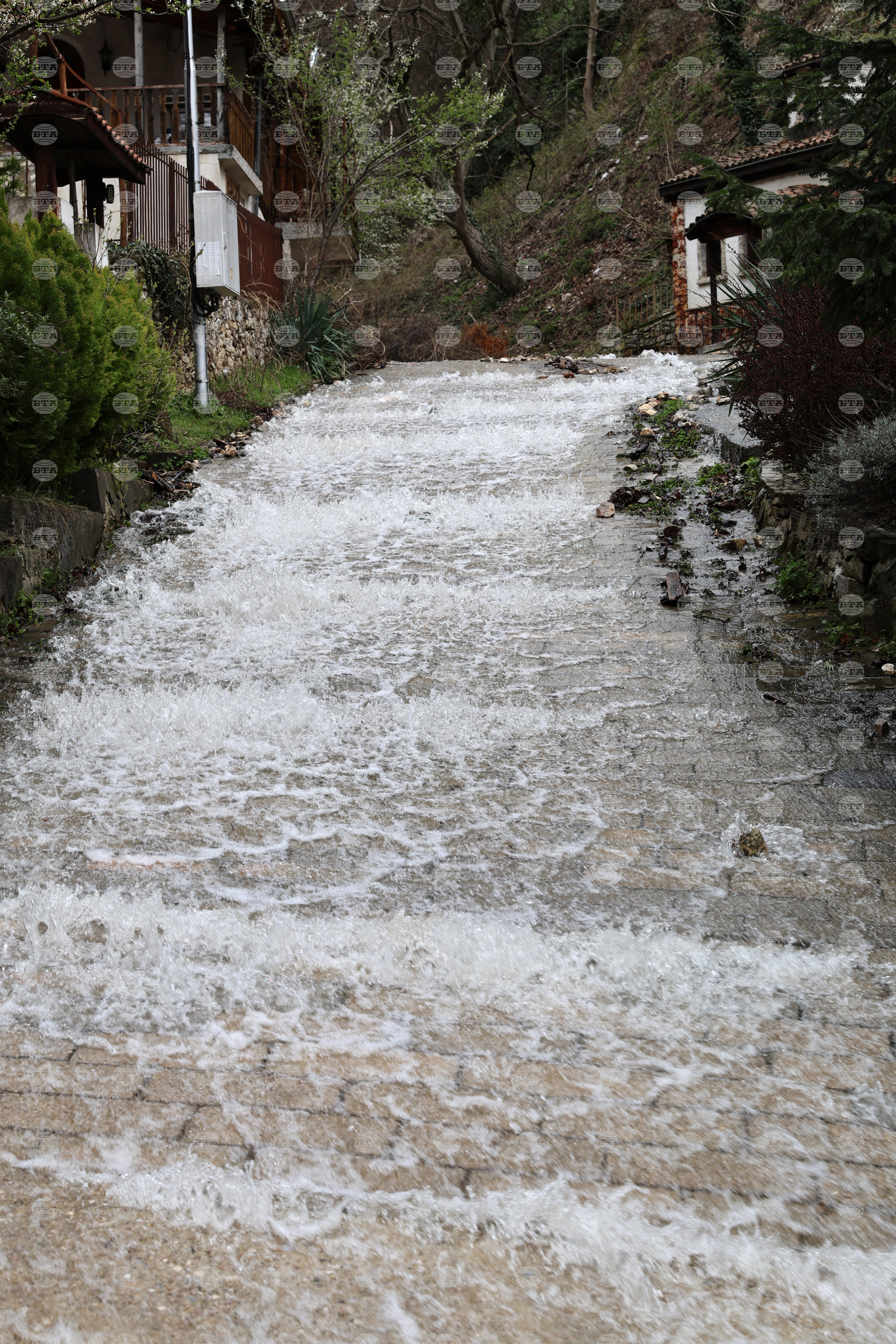 Село Бачково - наводнение
