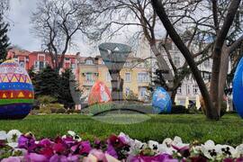 Пловдив - великденски яйца - артинсталация