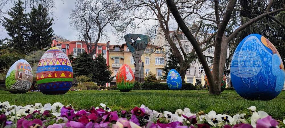 Пловдив - великденски яйца - артинсталация