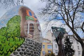 Пловдив - великденски яйца - артинсталация