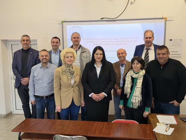 Ас. Цветелина Борисова успешно защити докторска дисертация във Висше училище по агробизнес и развитие на регионите