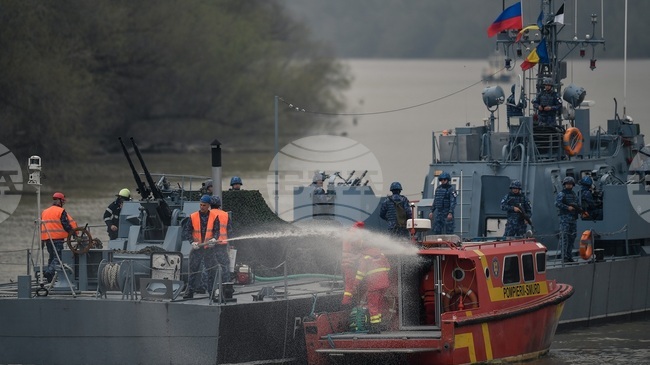 Аджерпрес: Междуинституционално учение по дунавската част от по-широкото военно учение „Морски щит“ се състоя в Румъния 