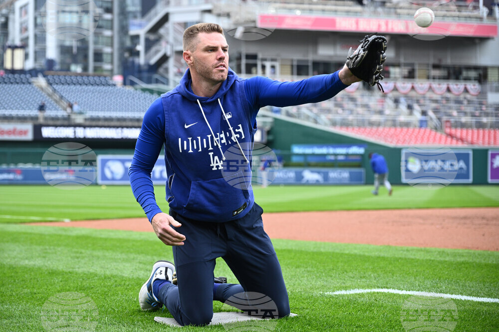 Dodgers Nationals Baseball