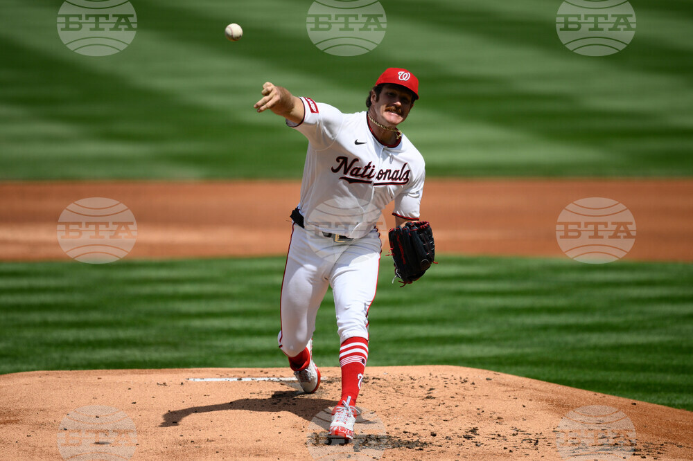 Dodgers Nationals Baseball