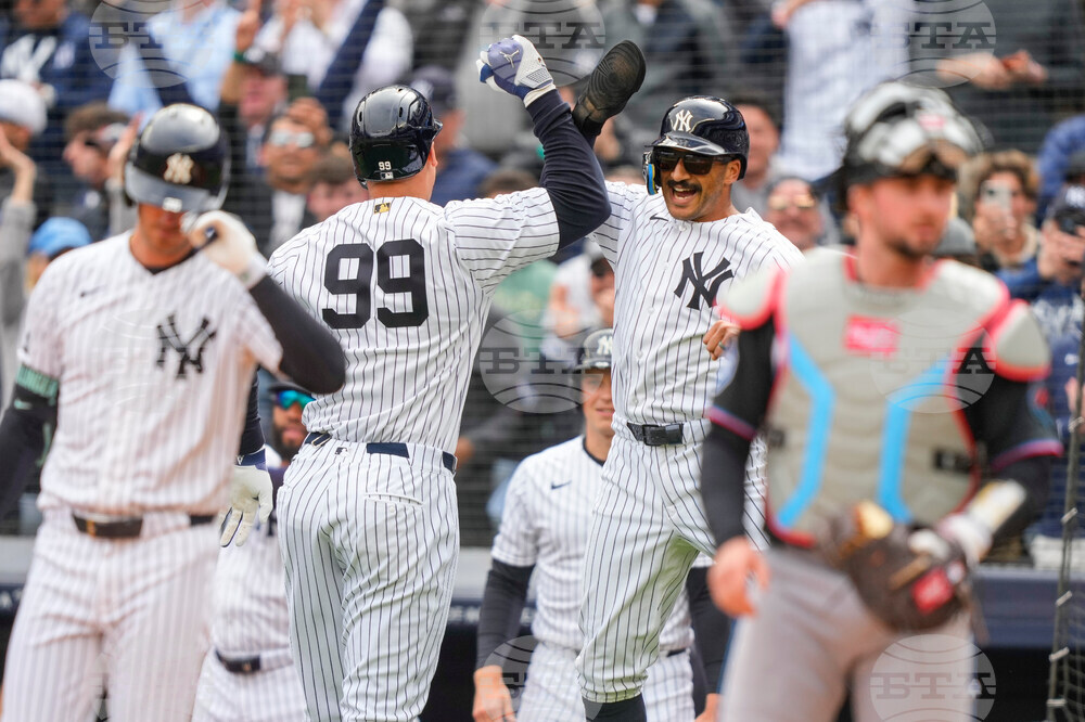 Marlins Yankees Baseball