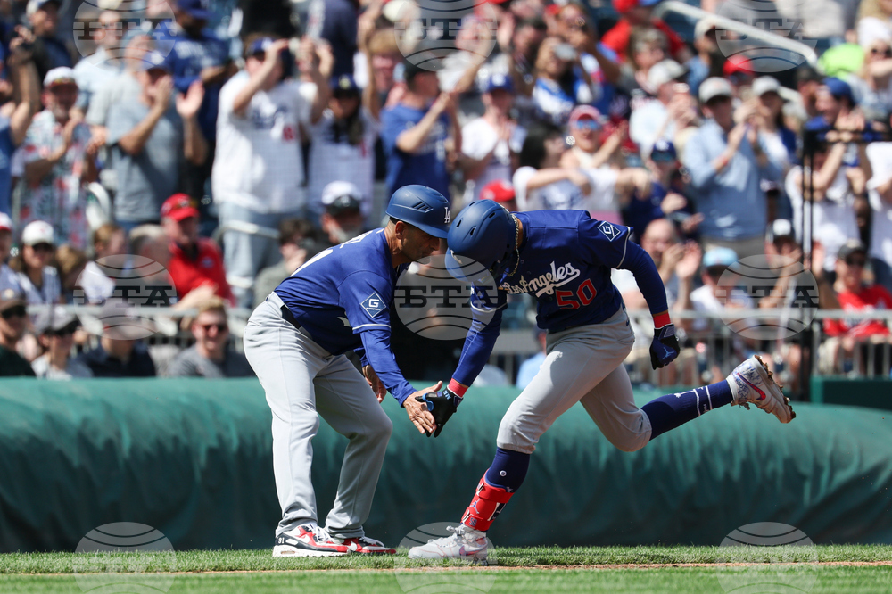 Dodgers Nationals Baseball