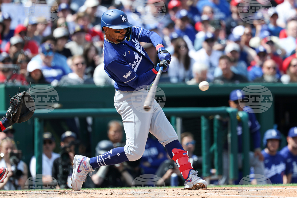 Dodgers Nationals Baseball