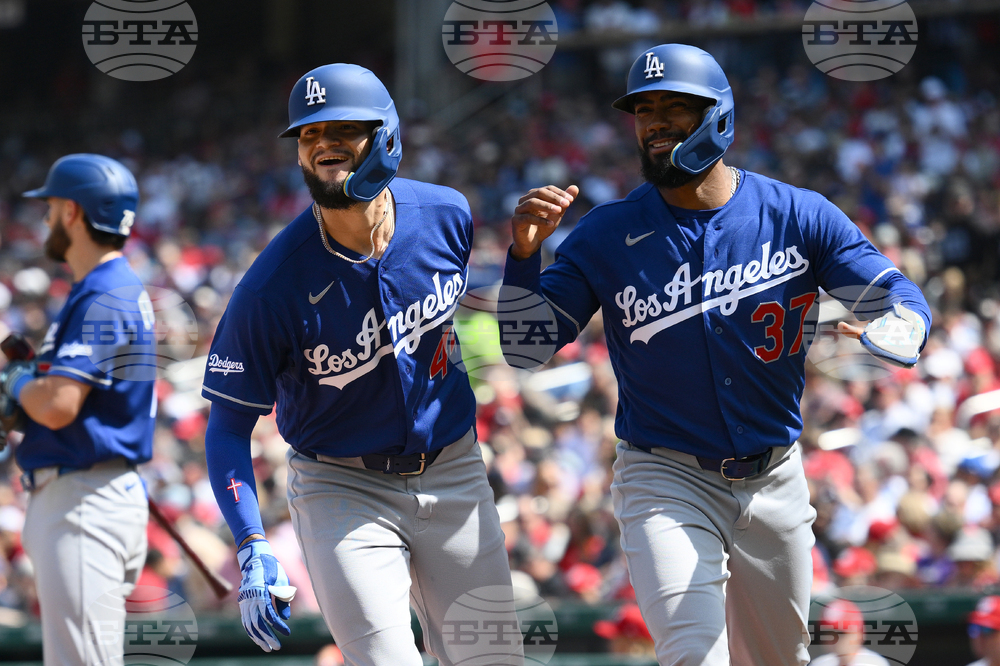 Dodgers Nationals Baseball