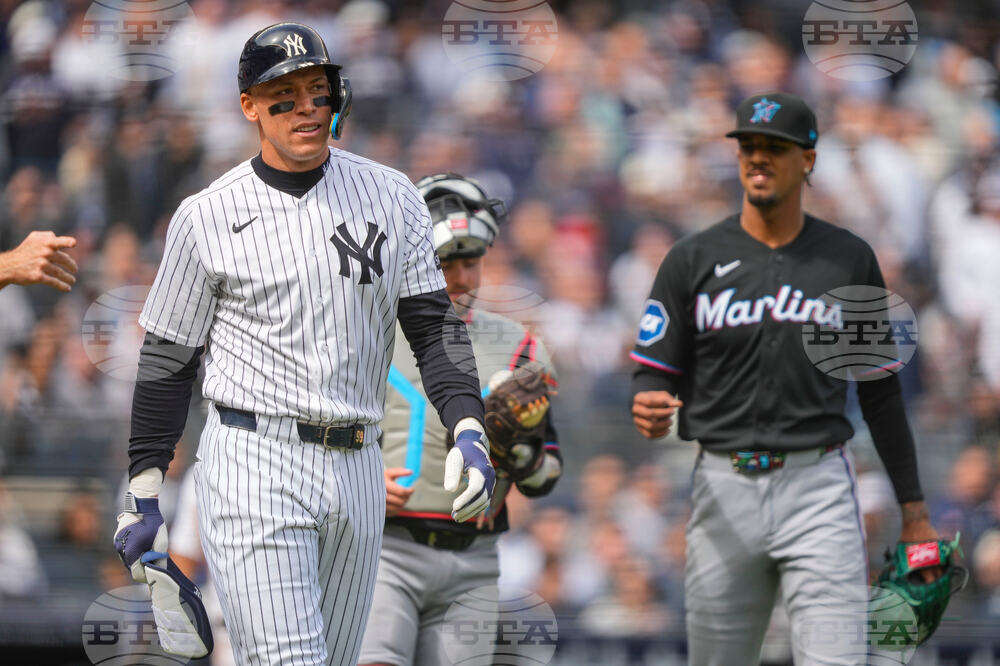 Marlins Yankees Baseball