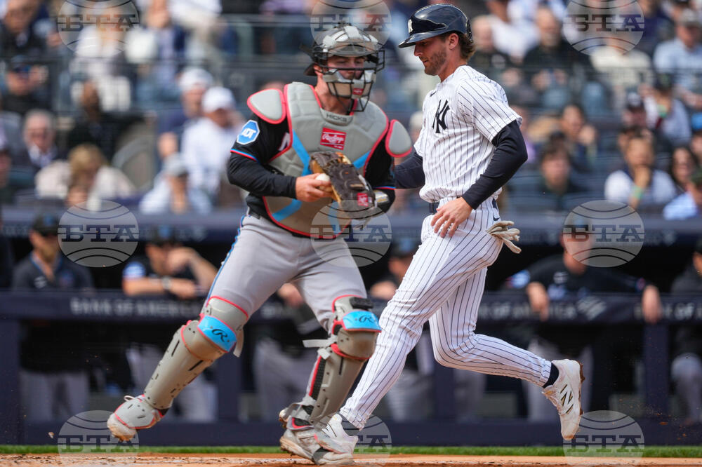 Marlins Yankees Baseball