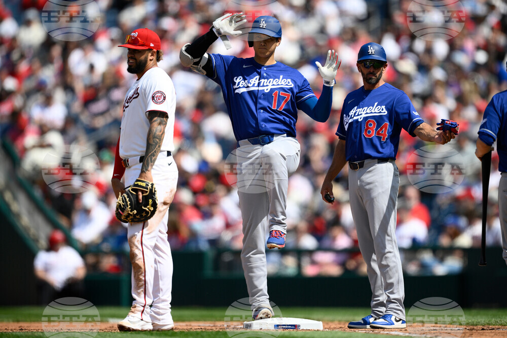 Dodgers Nationals Baseball