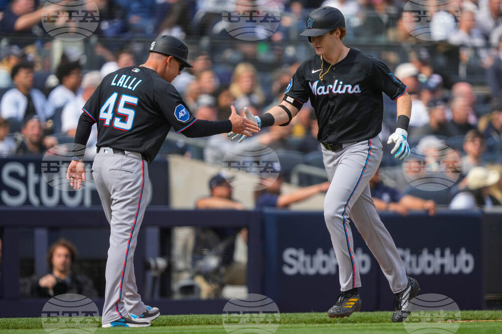 Marlins Yankees Baseball